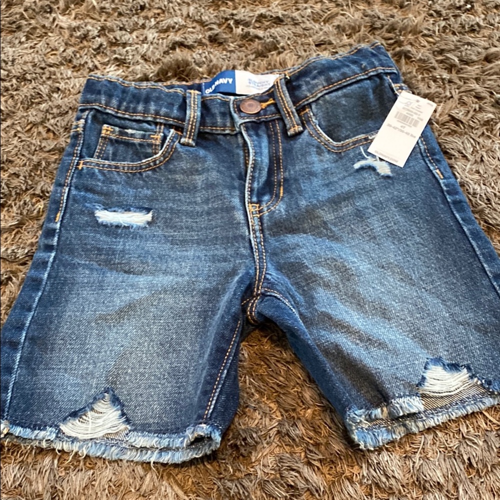 Old Navy Kids Denim Shorts - Blue - Picture 4 of 8